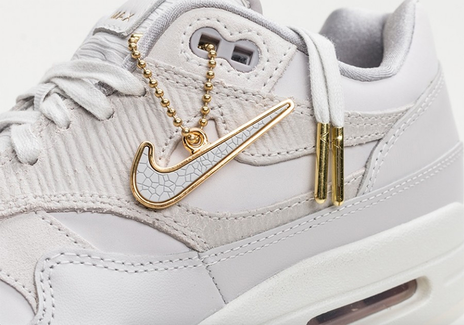 Nike WMNS Air Max 1 Premium White Gold 454746-017 Available Now ...