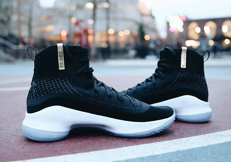 stephen curry 4 shoes black and gold