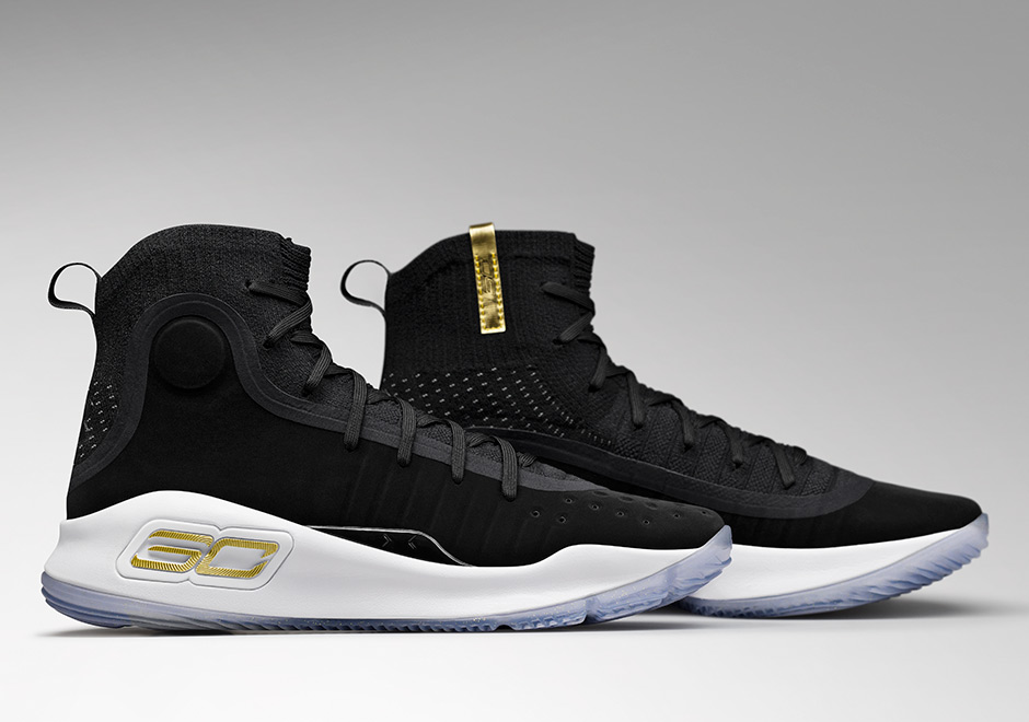 curry 4 gold black