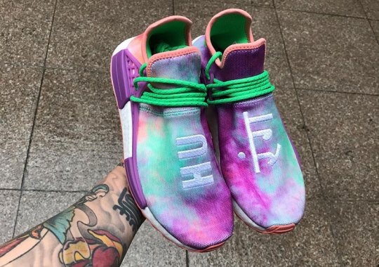This Colorful Pharrell x adidas NMD Hu Trail Is Set To Release During The Holi Festival In March