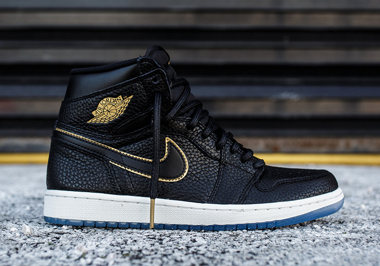 Air Jordan 1 Black Gold Los Angeles 555088-031 Release Info