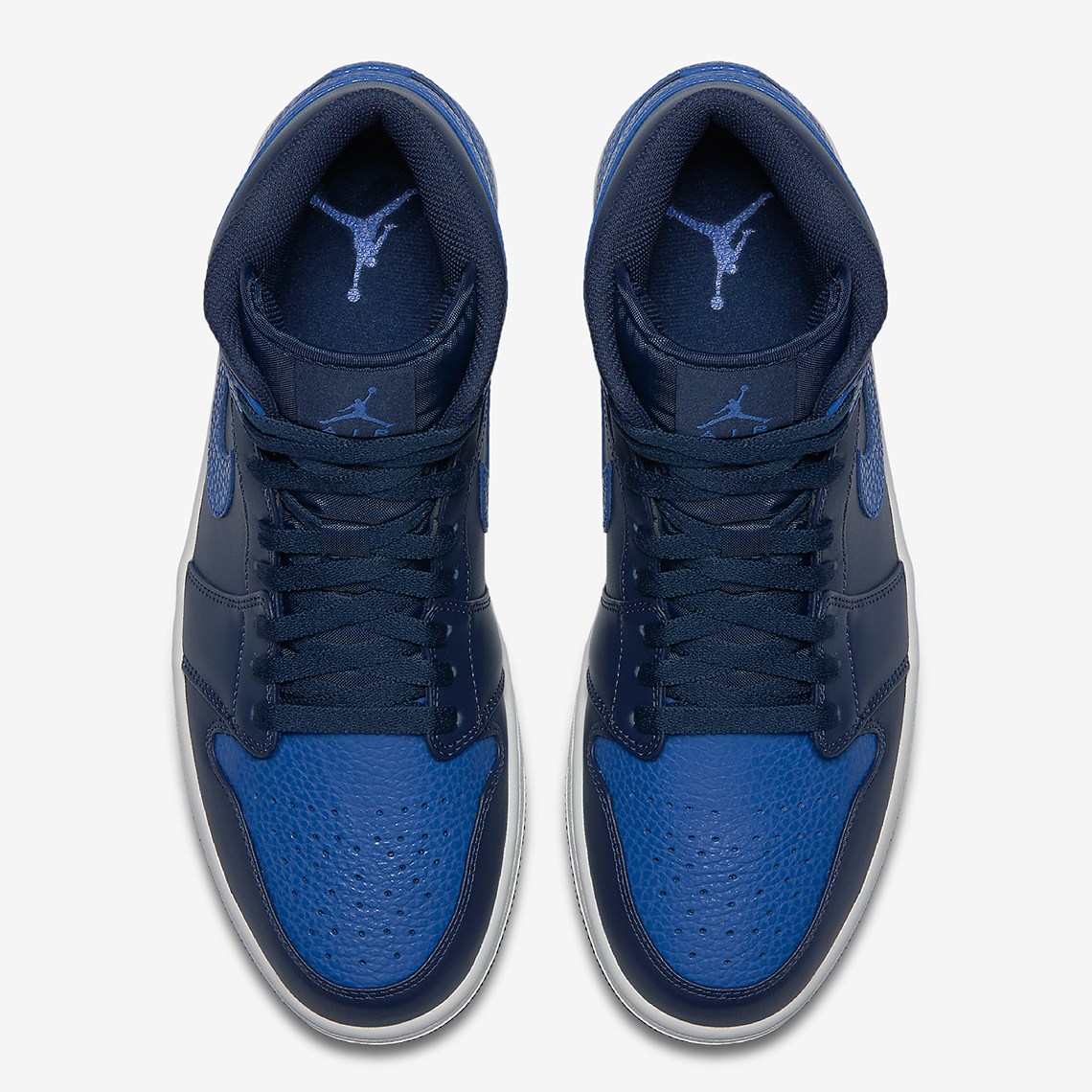 Air Jordan 1 Mid Obsidian + Royal 554724-412 Coming Soon | SneakerNews.com