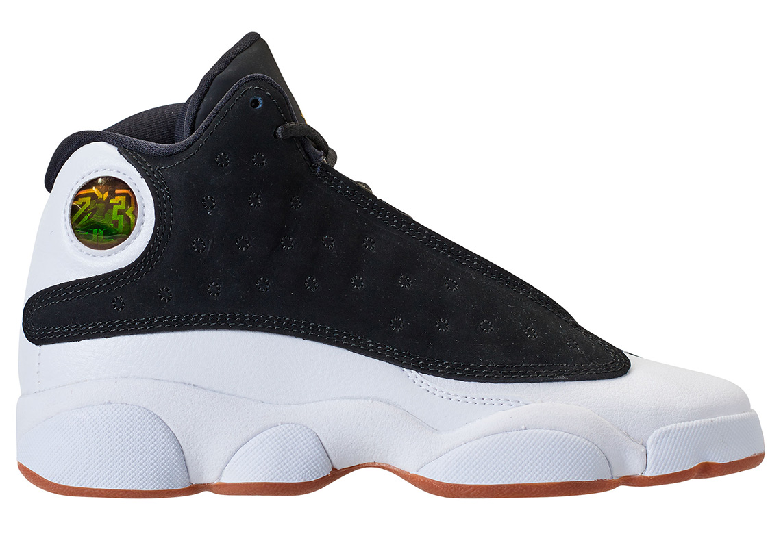 This Air Jordan 13 Retro For Kids Features Gum Soles