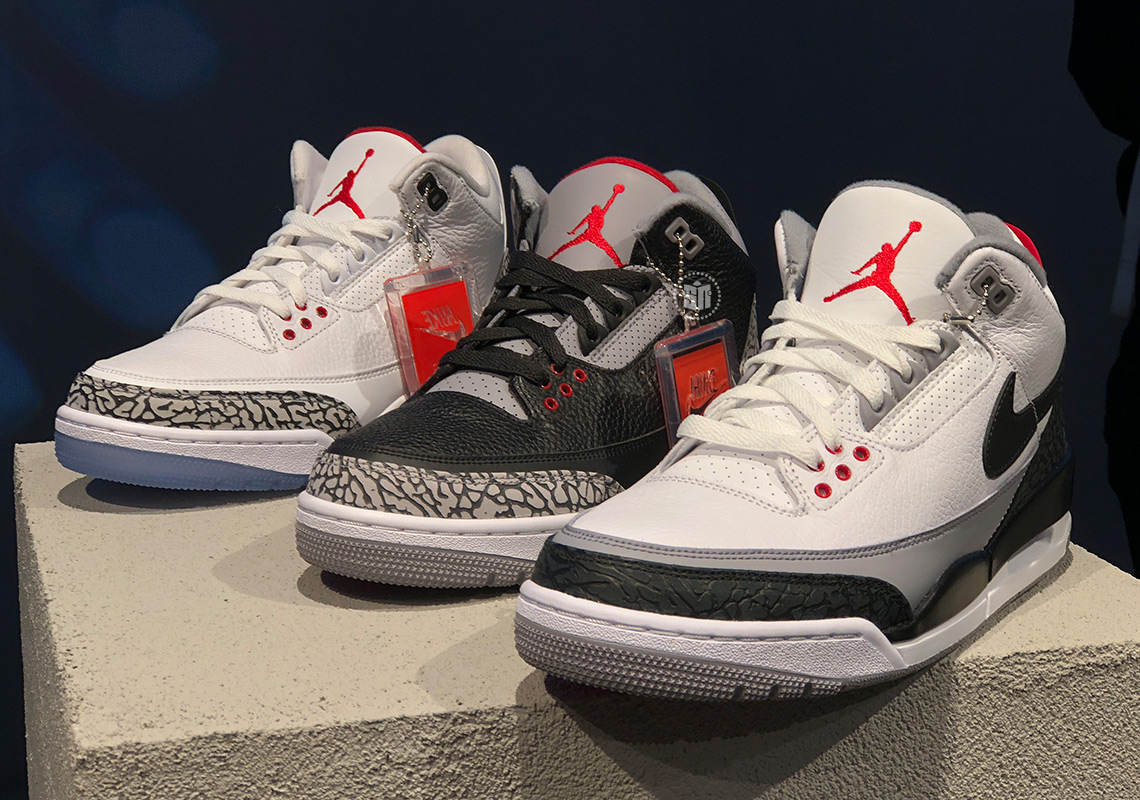 black jordan 3 cement