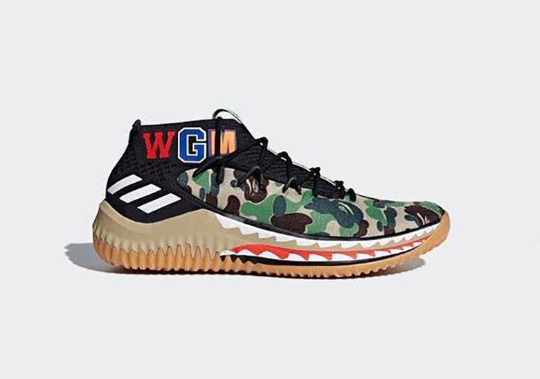 BAPE x adidas Dame 4 Friends and Family Colorway | SneakerNews.com