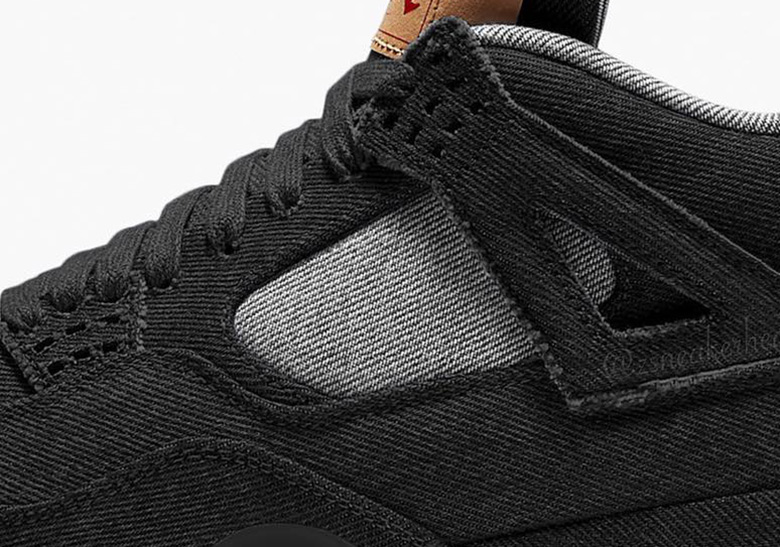 Jordan 4 Levi's Black Denim AO2571-001 Release Info | SneakerNews.com