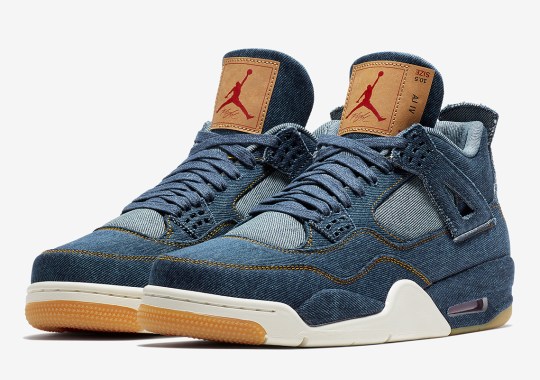 Official Images Of The Levi’s x Air Jordan 4
