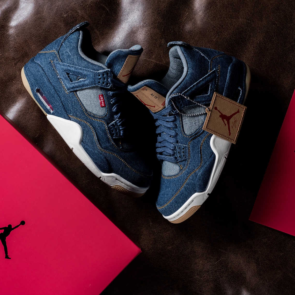 The Levi's x Air Jordan 4 Release Details - SneakerNews.com