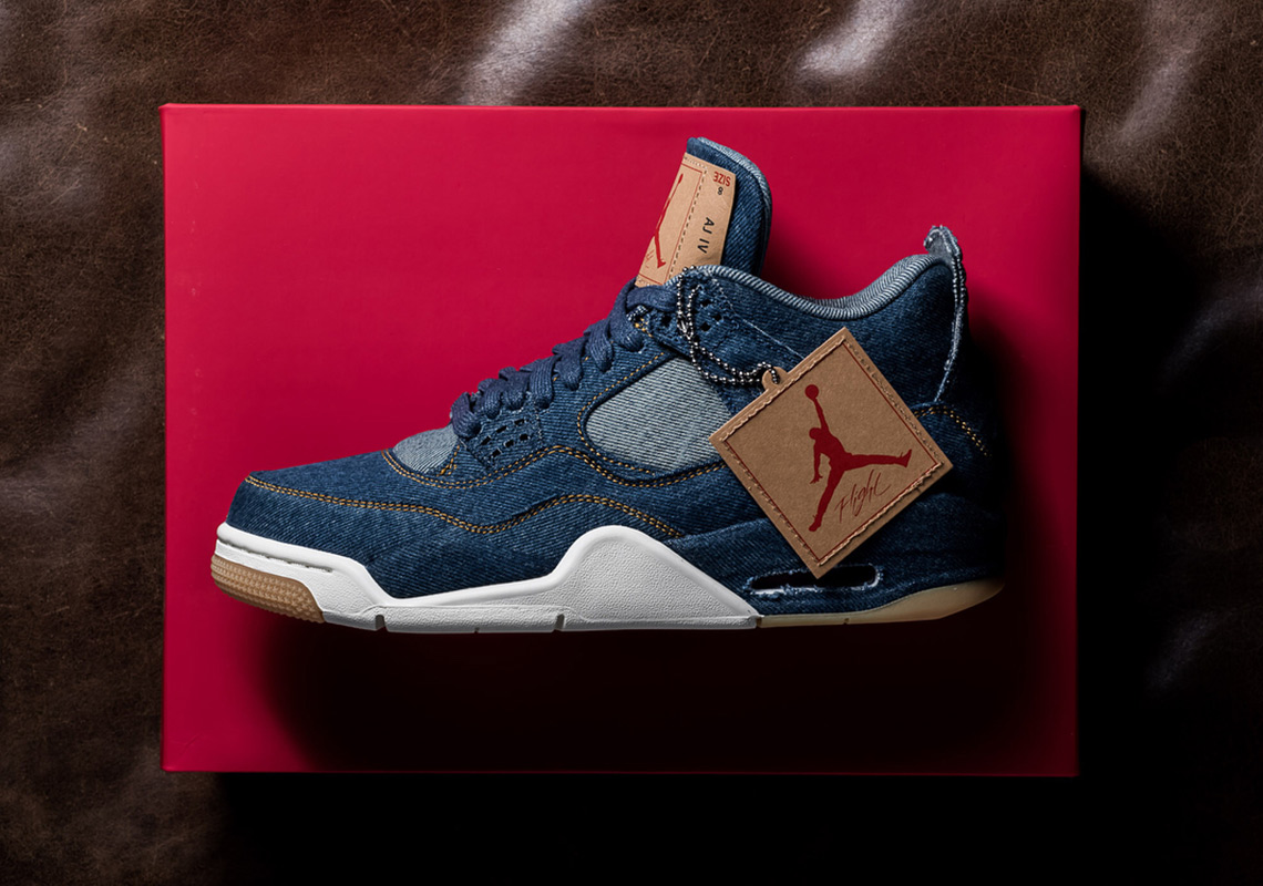The Levi's x Air Jordan 4 Release 