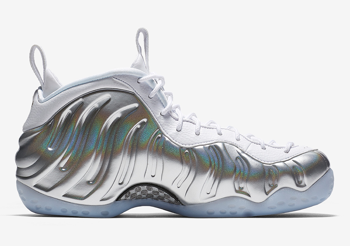 silver and white foamposites Online