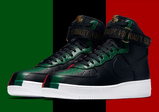 Official Images Of The Nike Air Force 1 High “BHM”