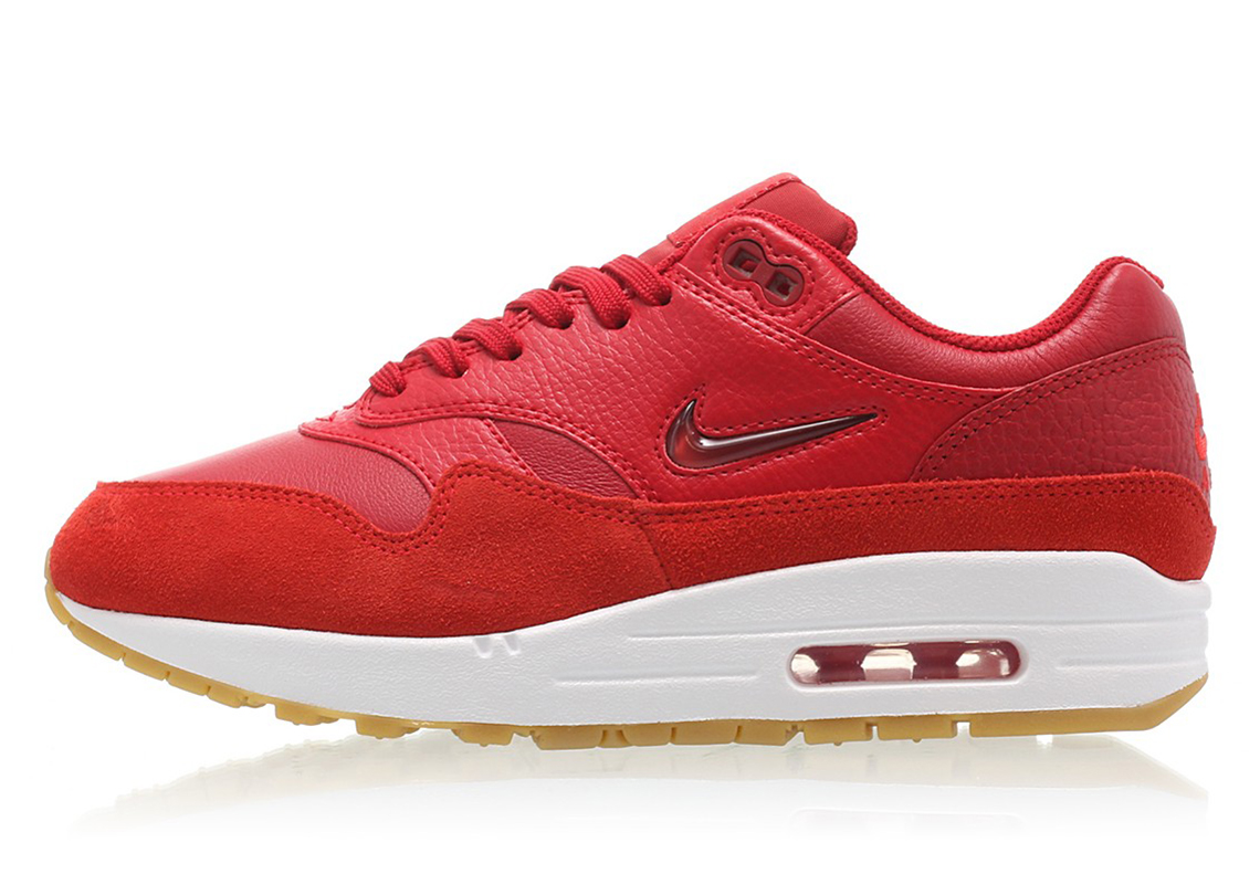 Nike Air Max 1 Jewel Wmns Gym Red Aa0512 602 Available Now 3