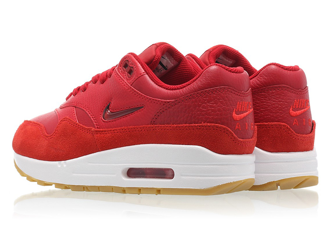 Nike air max 1 premium sc 2025 — gym red/speed red