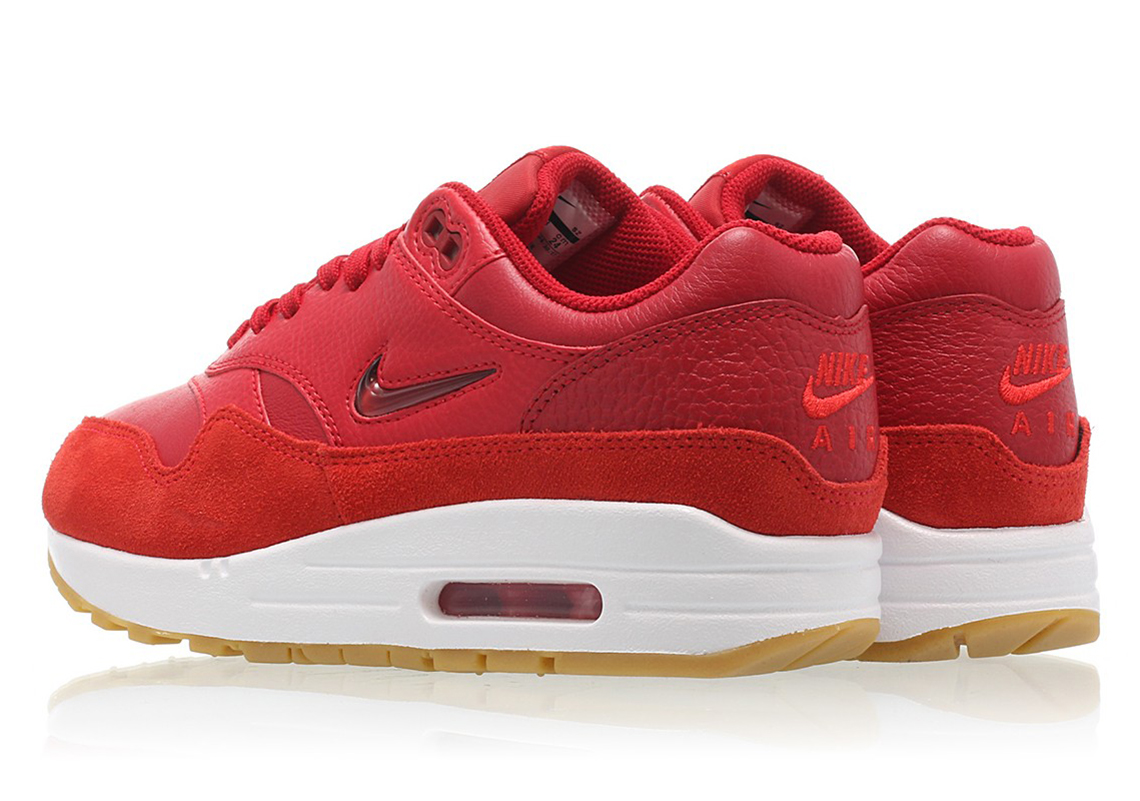 Nike Air Max 1 Jewel Wmns Gym Red Aa0512 602 Available Now 4