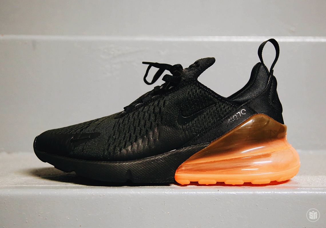 Nike Air Max 270 'Black & Tonal Orange' Release Date. Nike SNKRS