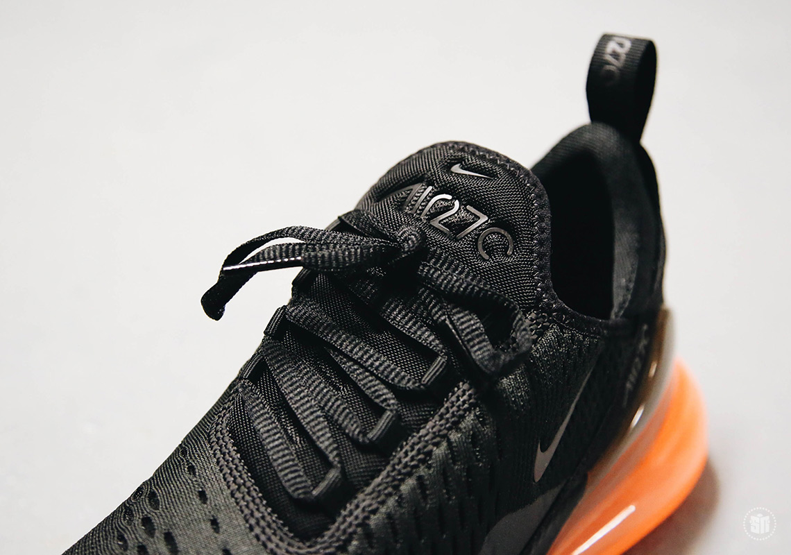 Nike Air Max 270 Black Orange Ah8050 008 5