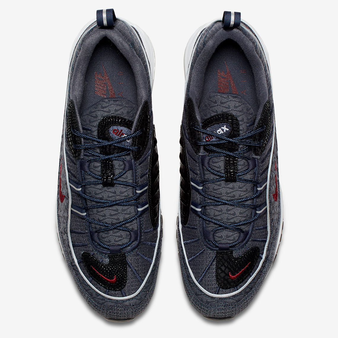 Nike air max 98 qs 2024 thunder blue e amp; team red