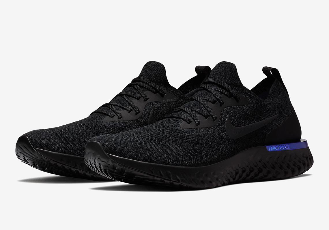 all black nike epic react