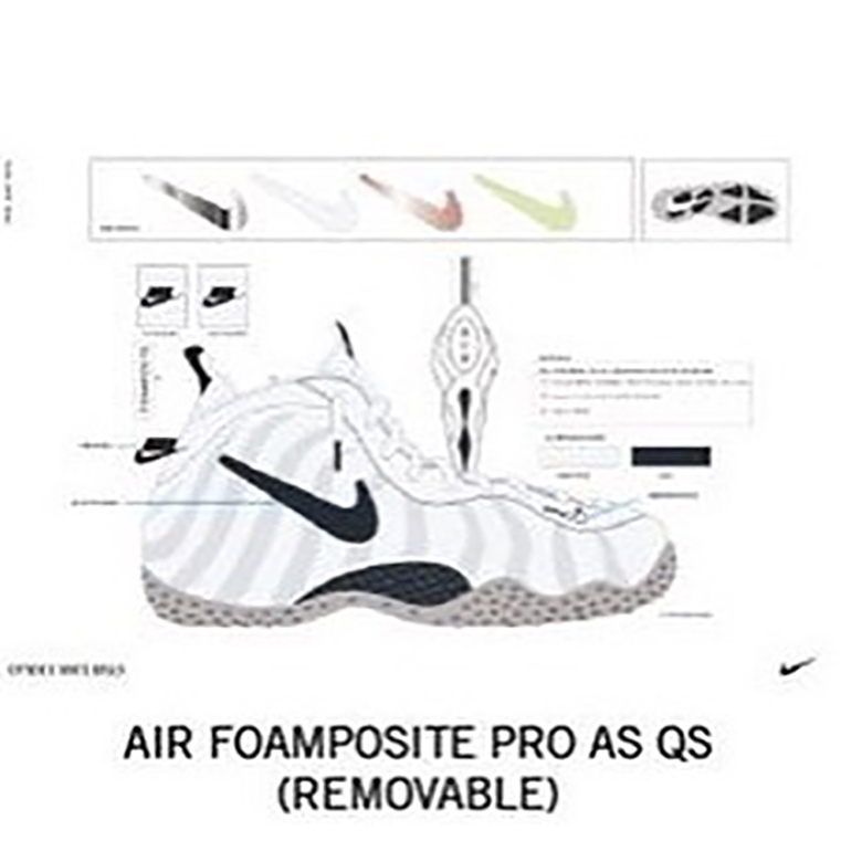 Nike foamposite removable swoosh sale