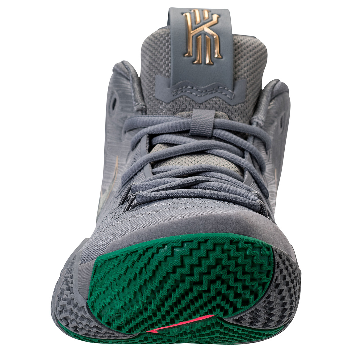 kyrie 4 green and grey