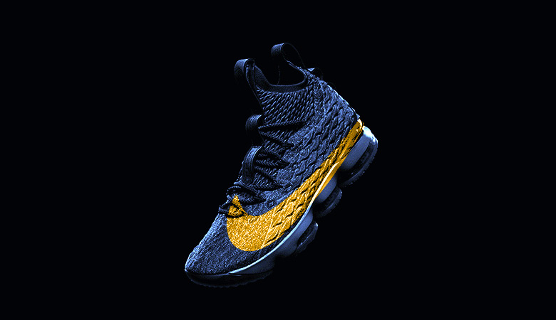 Lebron 15 clearance blue and yellow