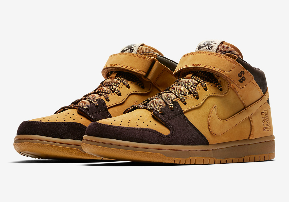 Nike SB Dunk Mid Wheat Lewis Marnell 