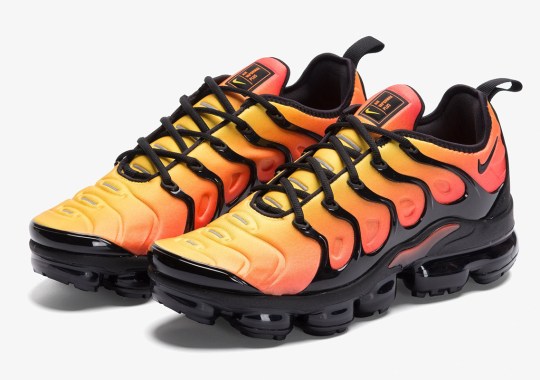 The Nike Vapormax Plus Is Releasing In The Original “Sunset” Colorway