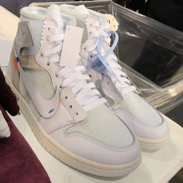 air jordan 1 off white bianche