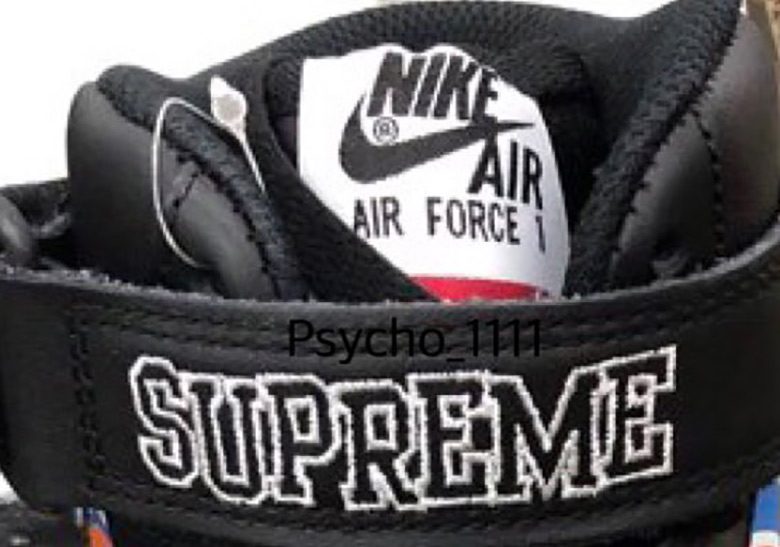 Supreme x Nike Air Force 1 Mid - First Look | SneakerNews.com
