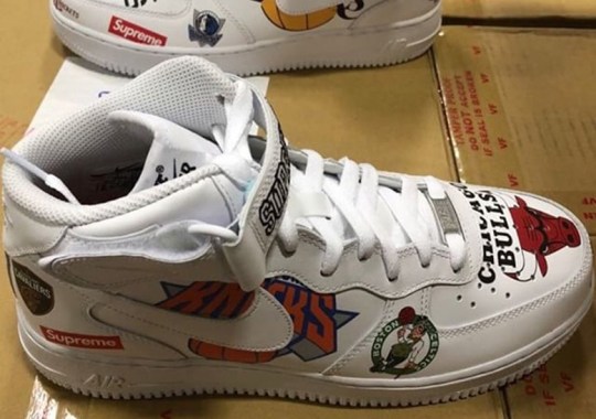 Supreme x Nike Air Force 1 Mid to Feature NBA Team Logos