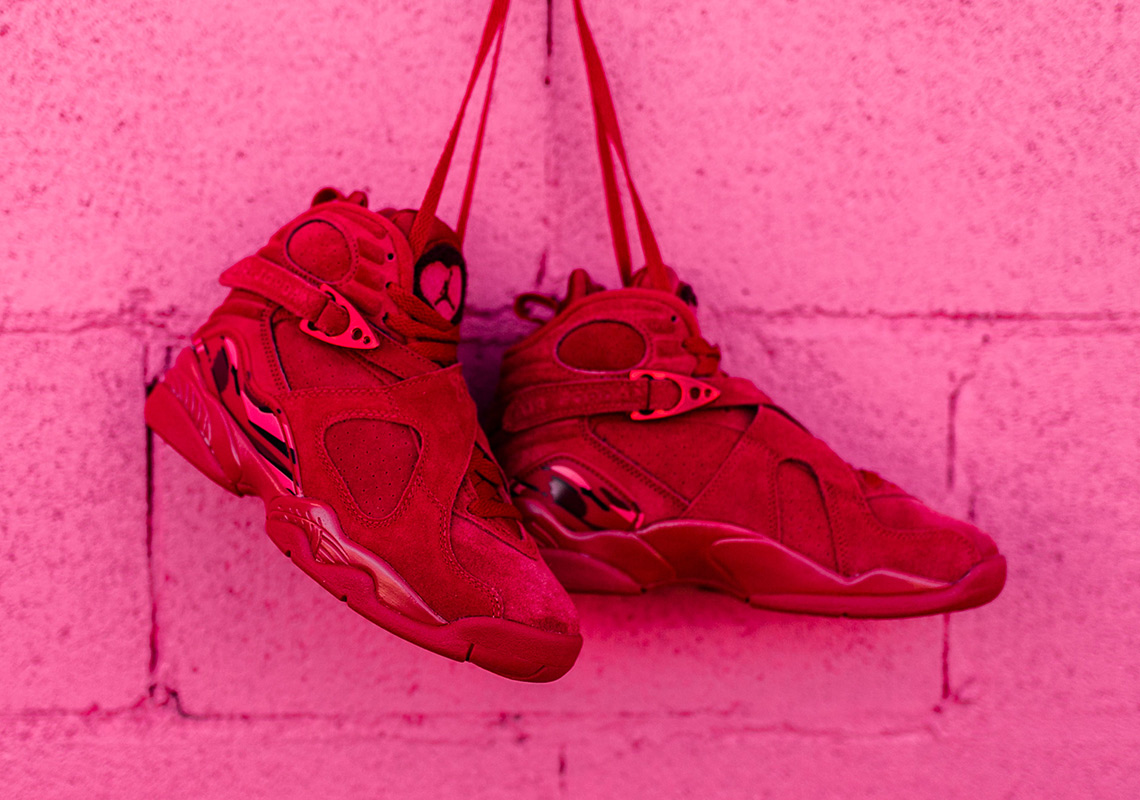 Detailed Look At The Air Jordan 8 “Valentine’s Day”