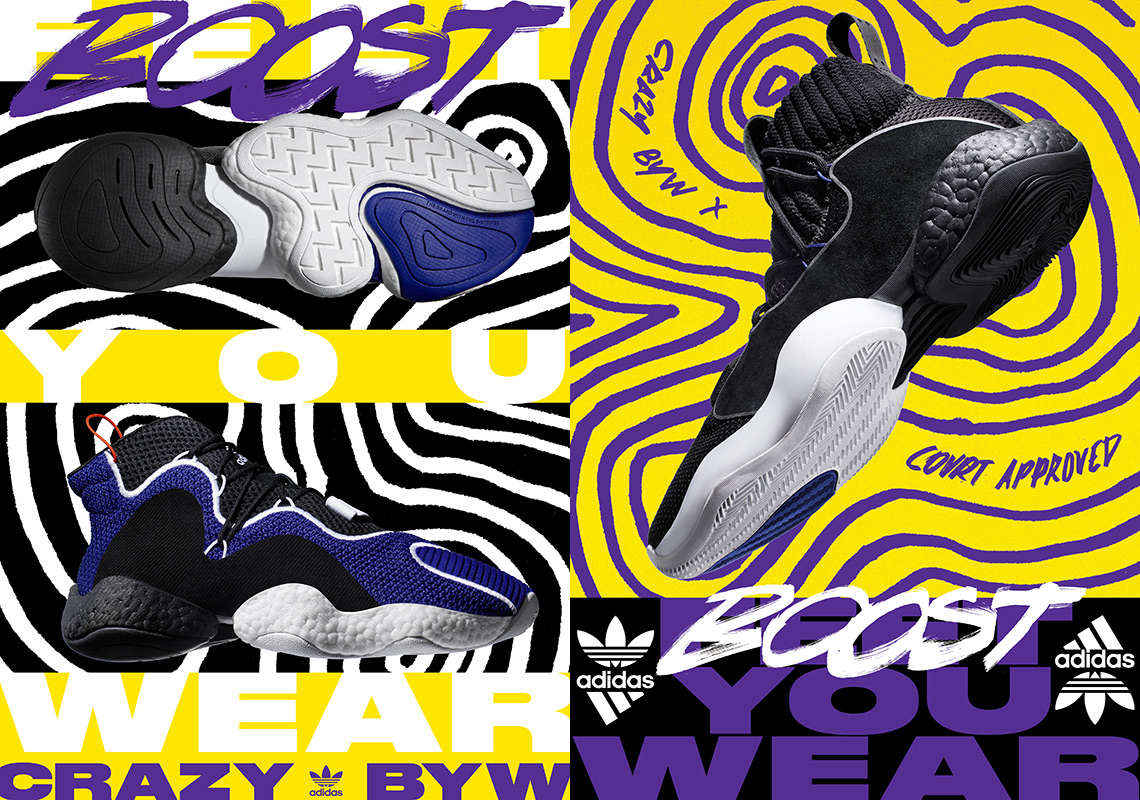 adidas Crazy BYW To Release Exclusively At 747 Warehouse St. During All-Star Weekend