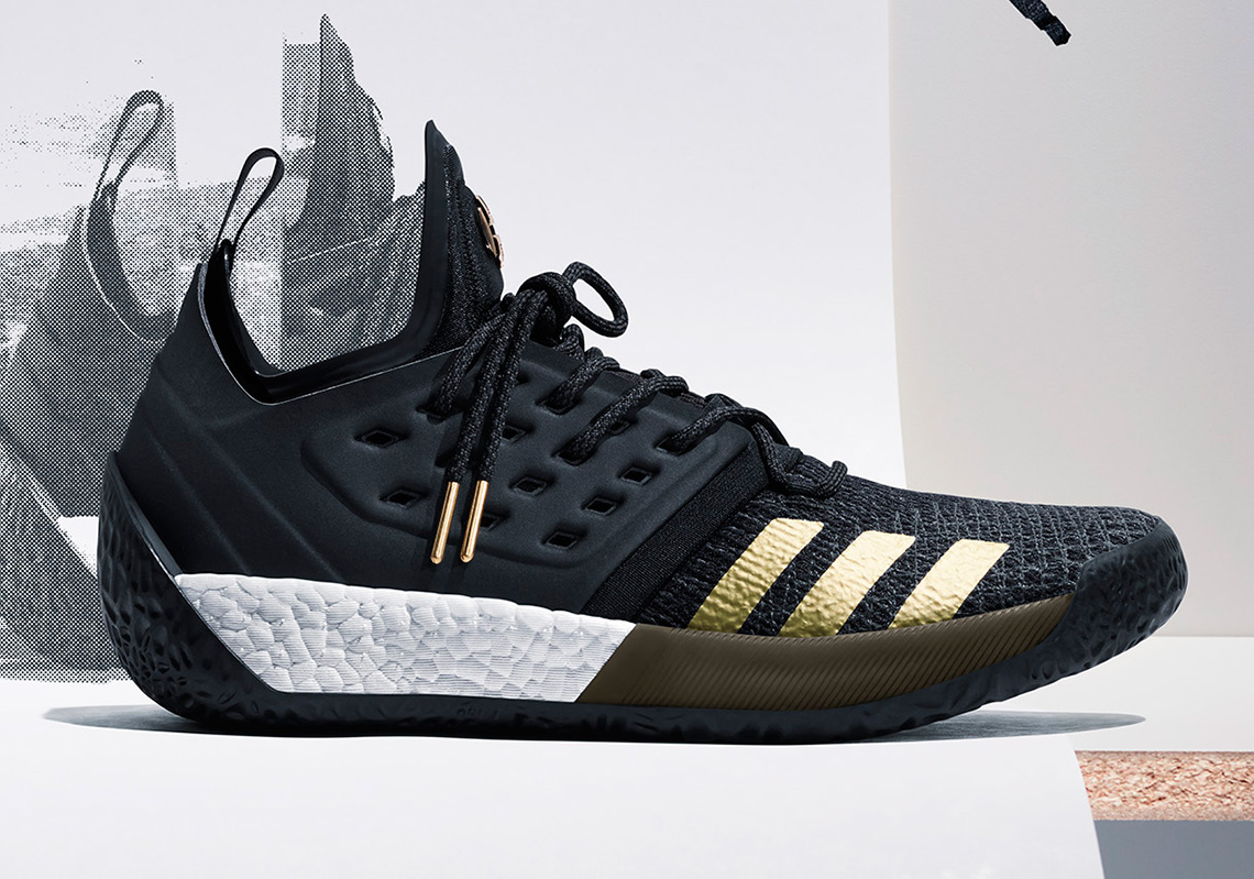 adidas harden vol 2 black gold