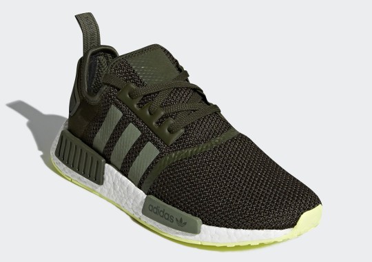 adidas Pairs Night Cargo With Neon On The NMD R1