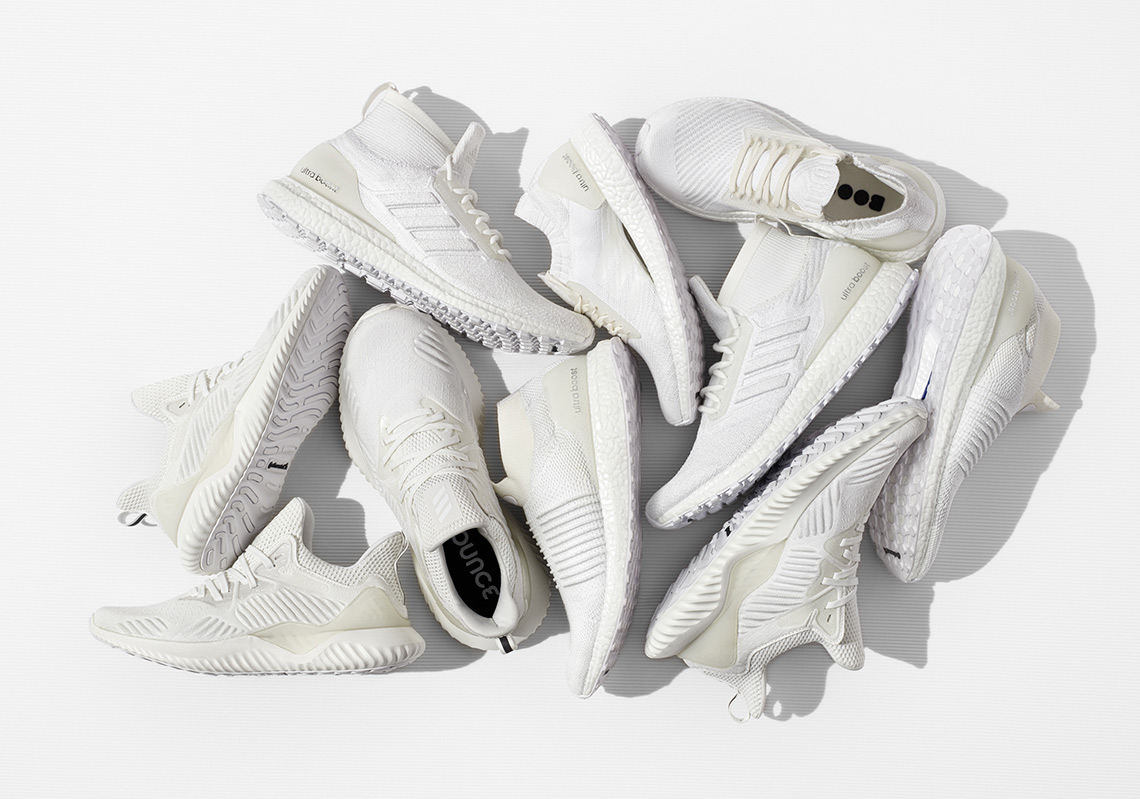 adidas Running Presents The All-White "Undye" Pack