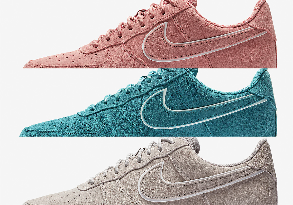 Nike Air Force 1 Low "Suede" Pack Coming In Three Striking Colorways
