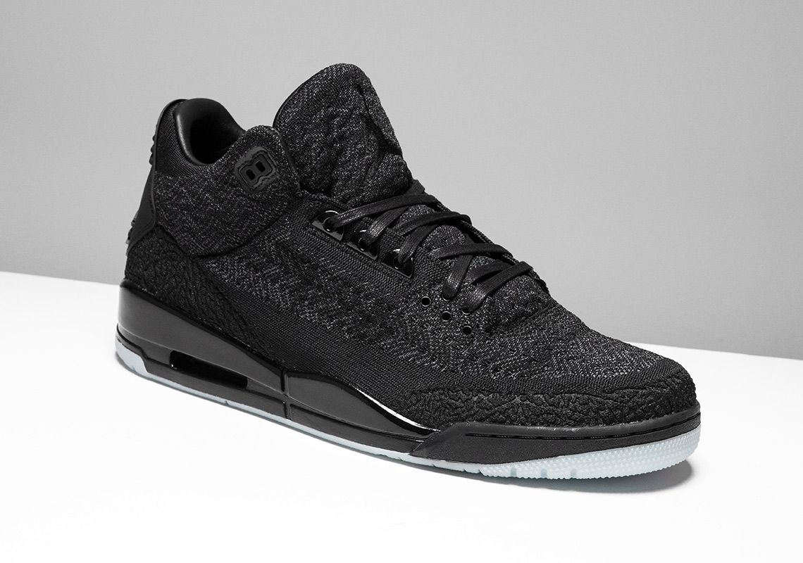 jordan 3 black flyknit