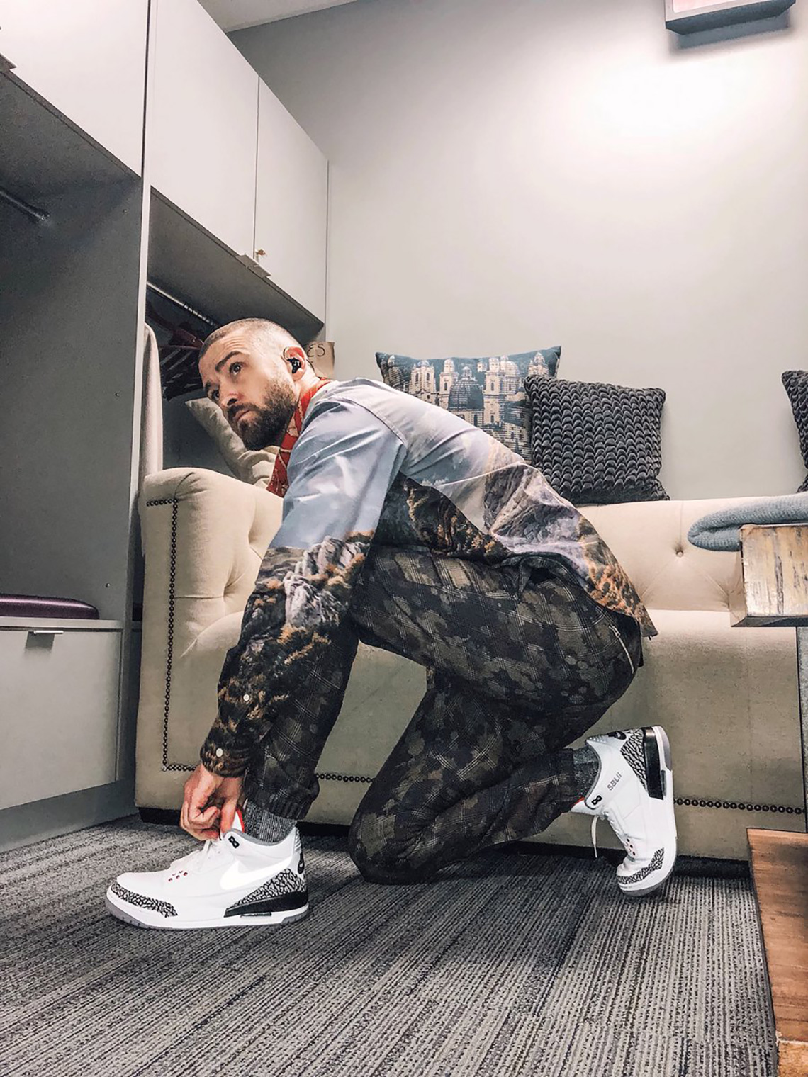 justin timberlake super bowl jordans