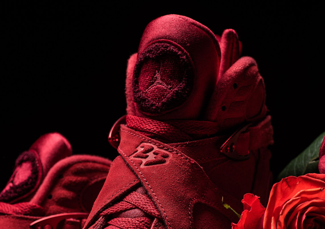 Jordan retro 8 hot sale valentine's day 2018