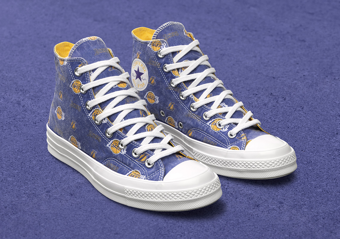 Converse Los Angeles Lakers X Nba Chuck Taylor All Star in White for Men