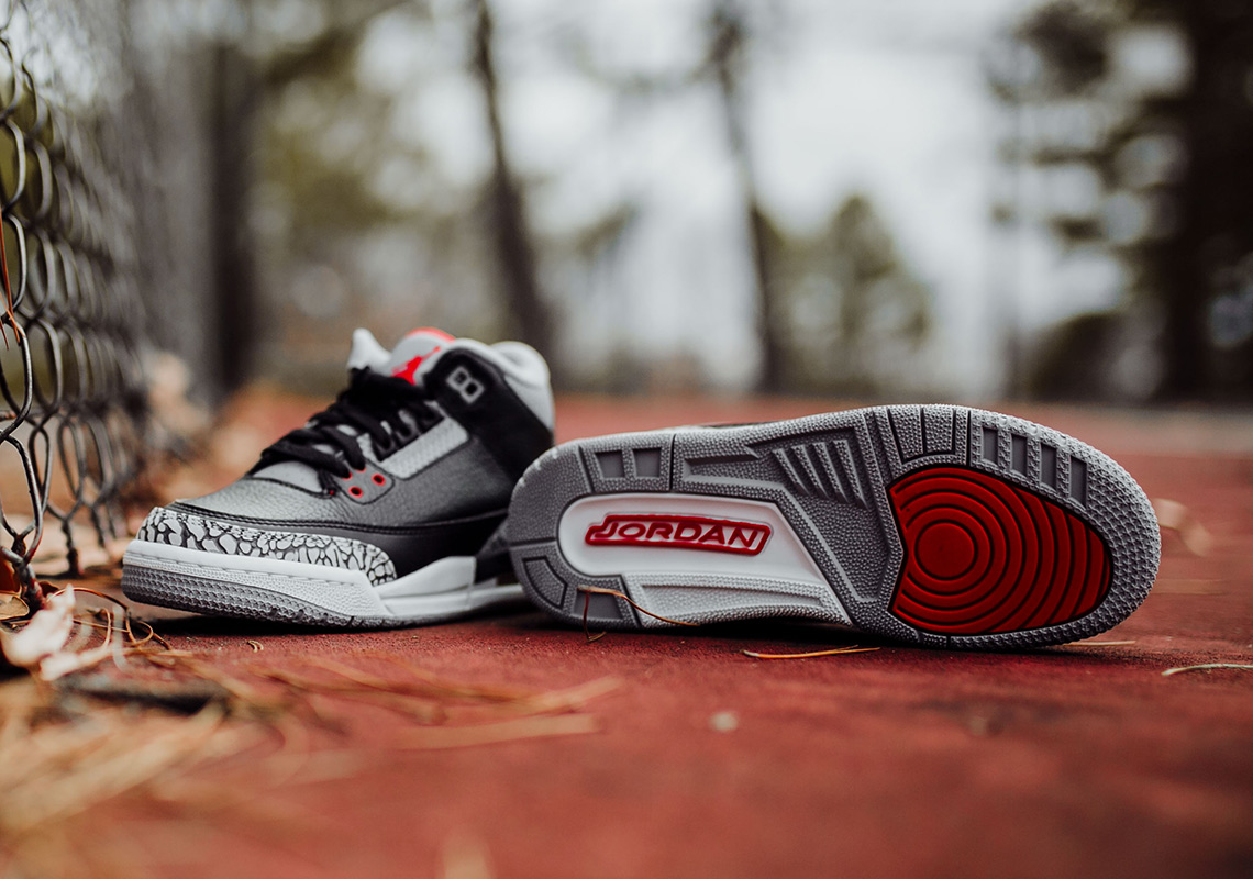 air jordan 3 black cement kids