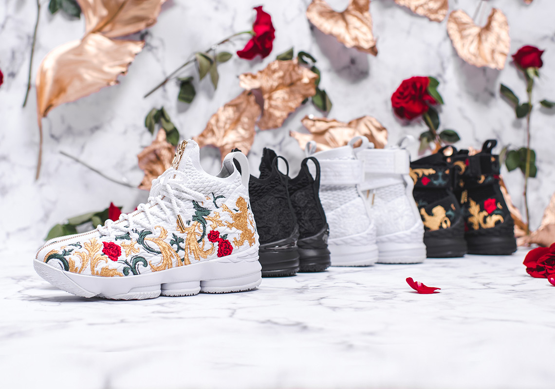 lebron 15 kith floral release date