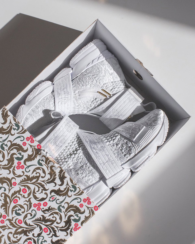 Kith Nike Lebron 15 White Los Angeles City Of Angels | Sneakernews.Com