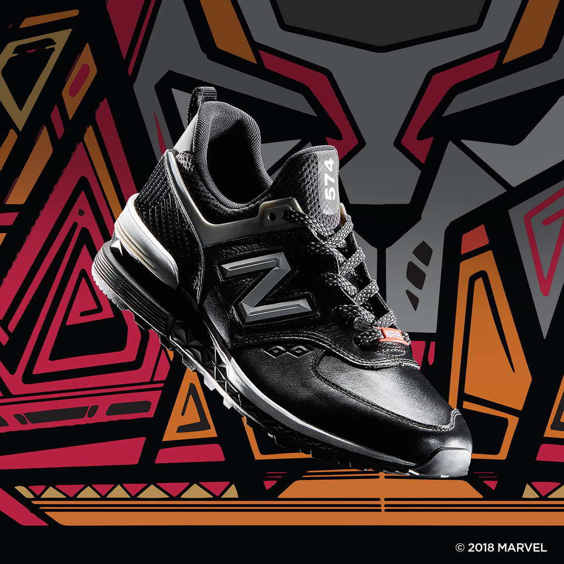 new balance 574 black panther