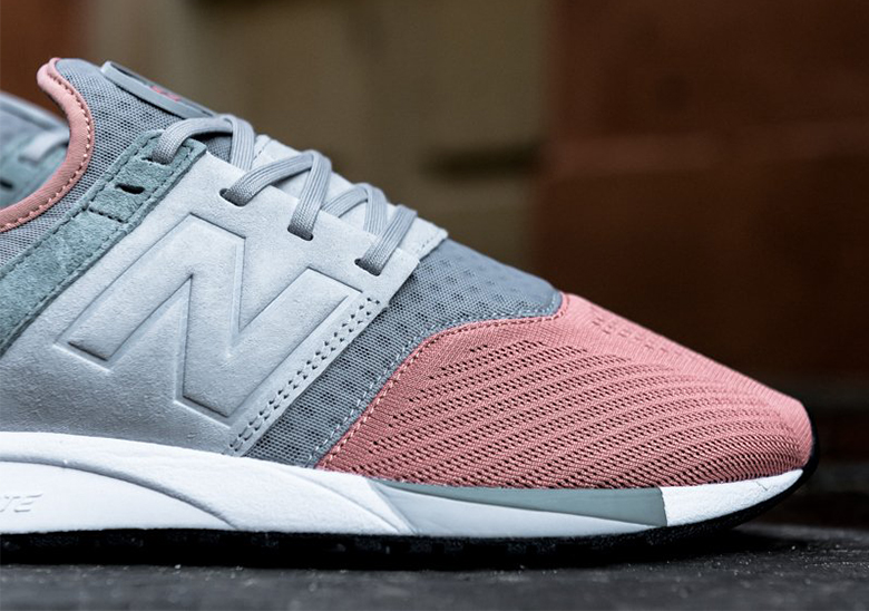 New balance 247 white hotsell and pink