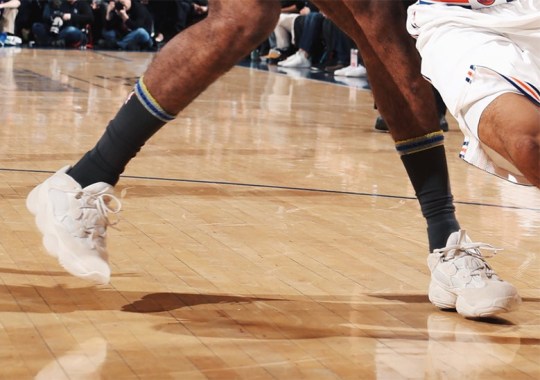 Nick Young Wears adidas color Yeezy 500 “Blush” Against The Knicks