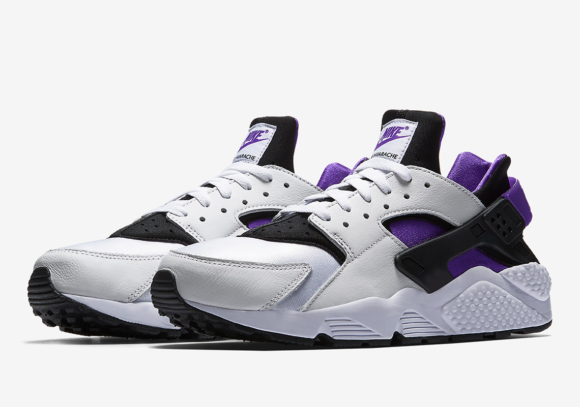 purple and gold huaraches