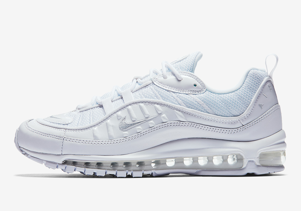 Remarkable Exclude Infect Nike Air Max 98 Triple White 640744-106 Release Info | SneakerNews.com