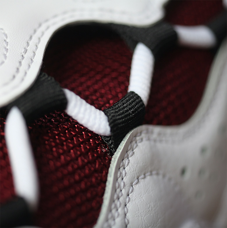 Nike Air More Money White Burgundy | SneakerNews.com