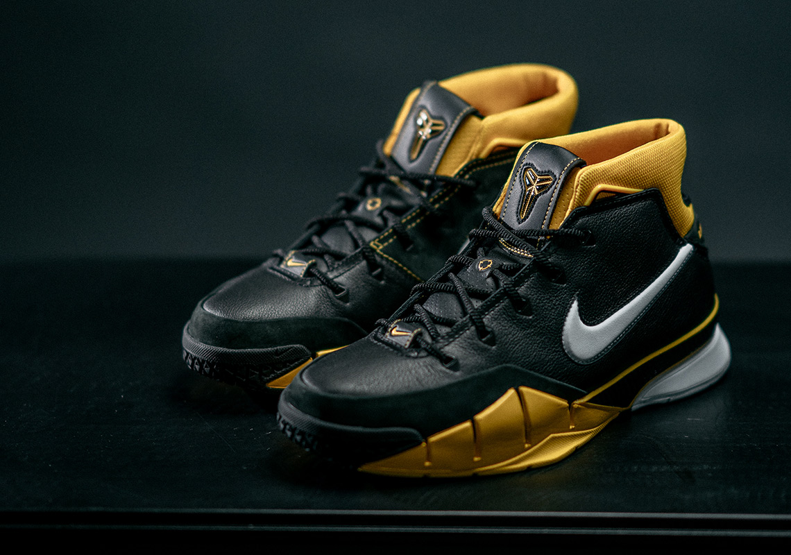 Nike Kobe 1 Protro Retro Black Yellow 5